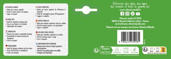 Matériel de jardinage - Repose-genoux - MEDIA_PACKAGING_VERSO